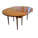 Grande table ovale en bois massif – style classique / maison de famill