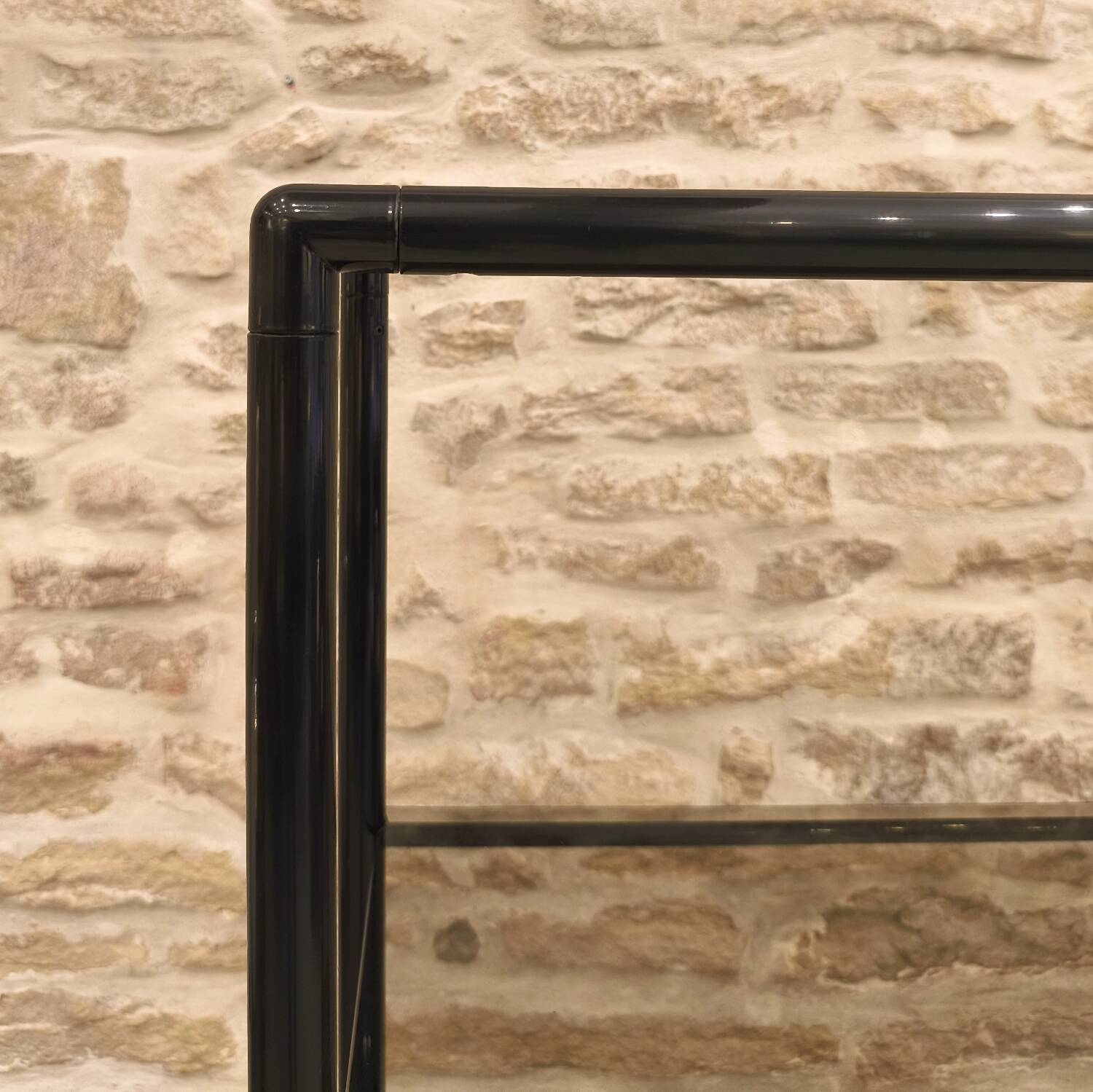 Compact shelving unit with 4 levels, 1970s/80s