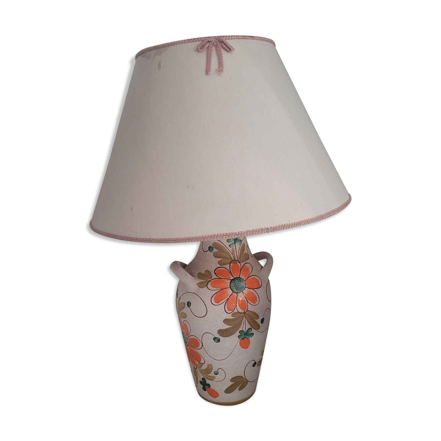 Lampe en céramique vintage