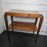 Art Deco Style Walnut Side Table