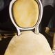 Set of two modern Louis XVI style medallion chairs
