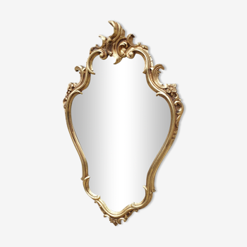 Wall mirror baroque style old Golden moldings