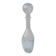 Carafe en verre bullé