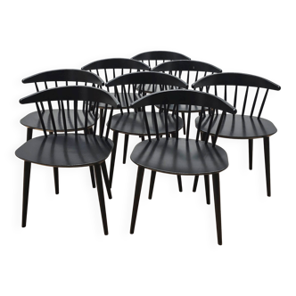 Suite de 8 chaises J104, Hay