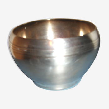 Silver metal cup