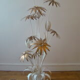 Vintage floral floor lamp Hans Kogl