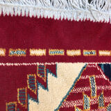 Patterned Kilim rug