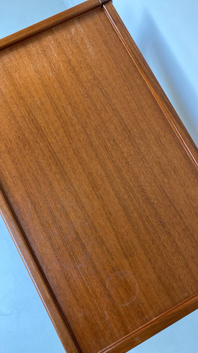 Vintage wooden trolley / bar cart