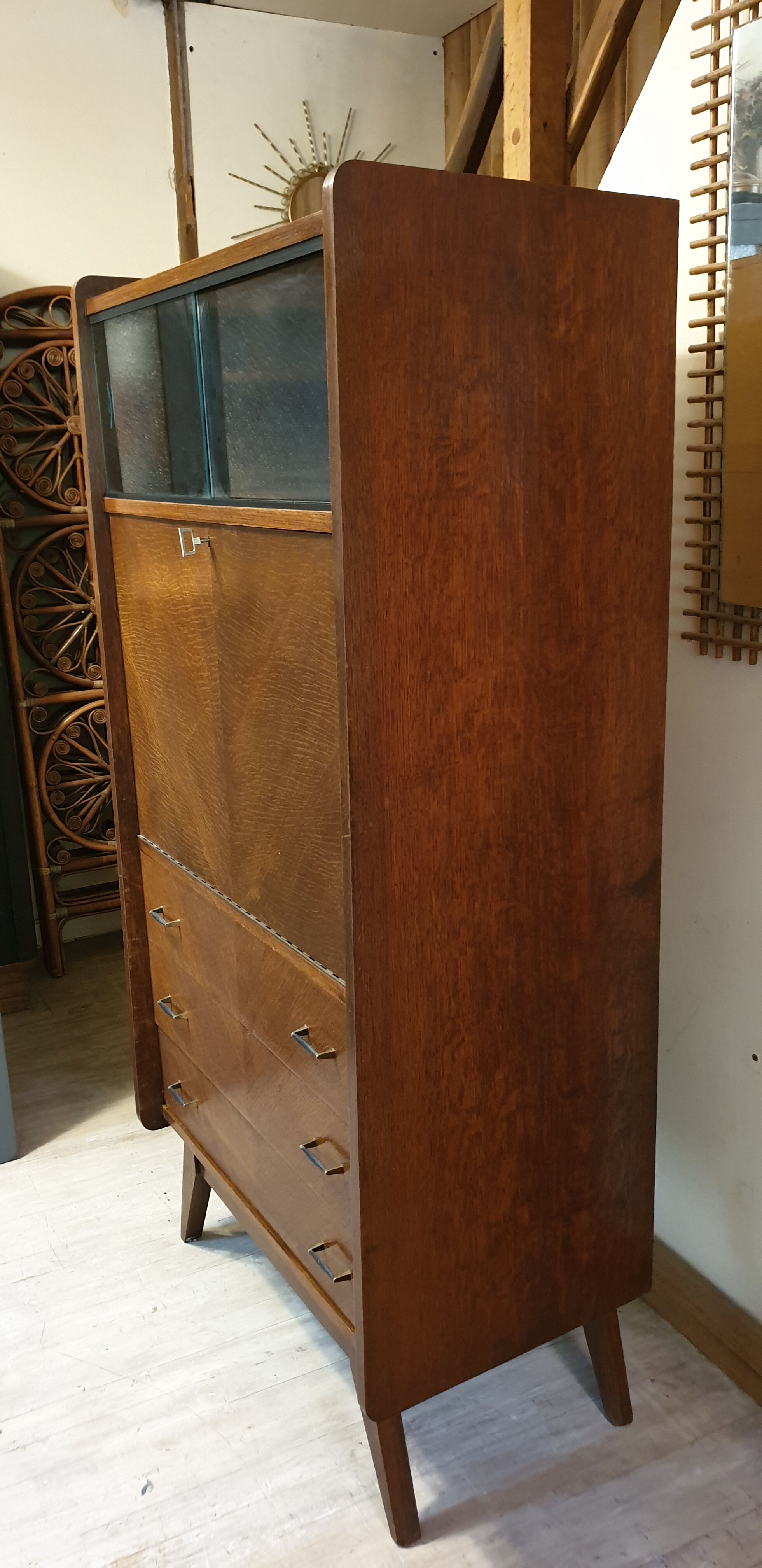 Secretary vintage compass feet