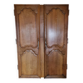 Pair of 19th century oak doors