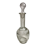 Carafe en verre moulé années 50