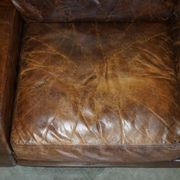 Halo Soho Heritage Leather Biker Sofa by Timothy Oulton