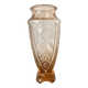 Tall pink art deco vase