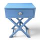 Bedside table, blue side table Farrow & Ball