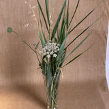 Vintage flute vase with flared neck