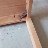 Rough wooden table