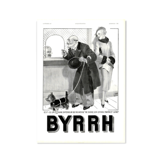 Affiche vintage années 30 BYRRH