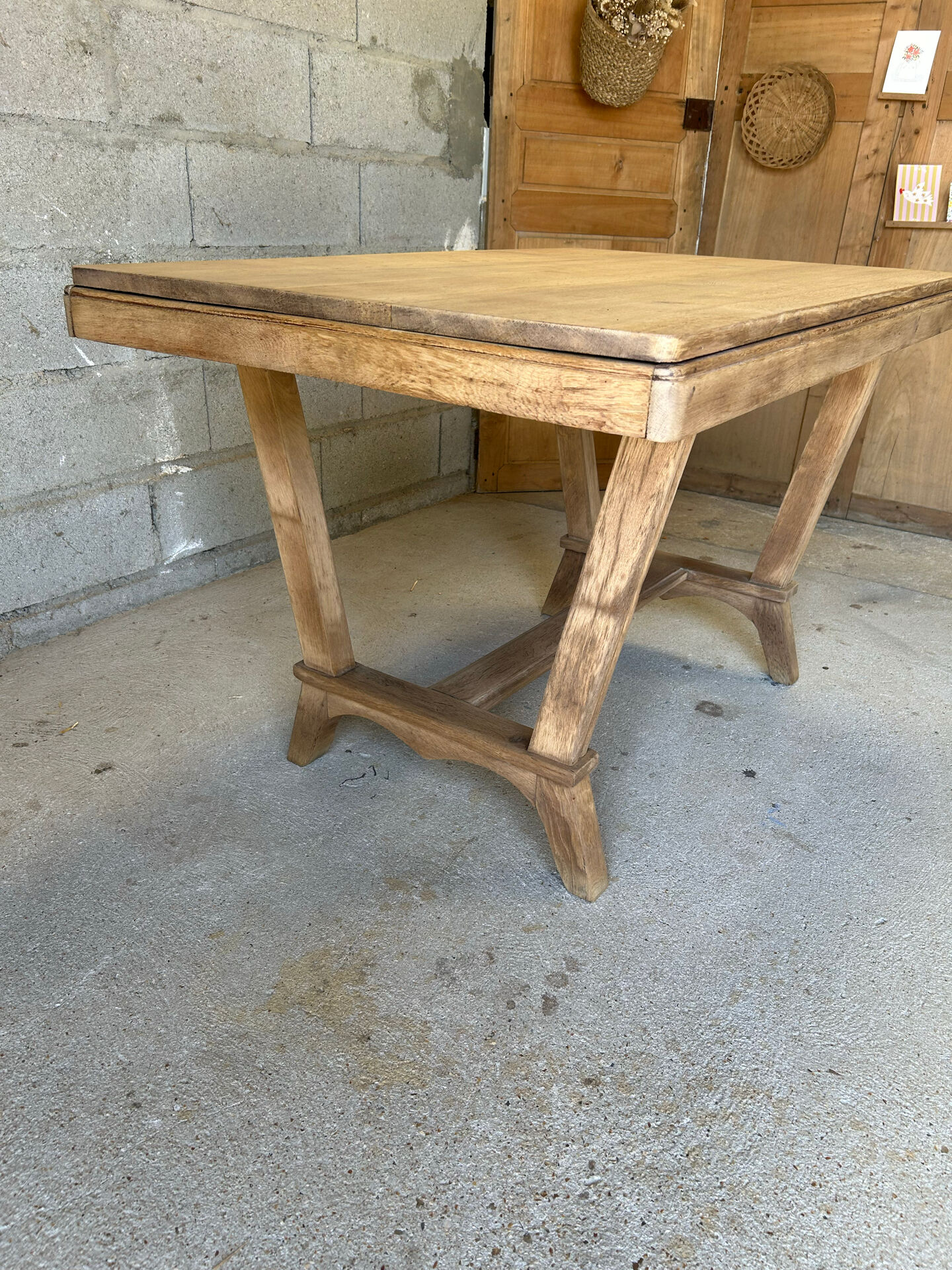 Solid oak table
