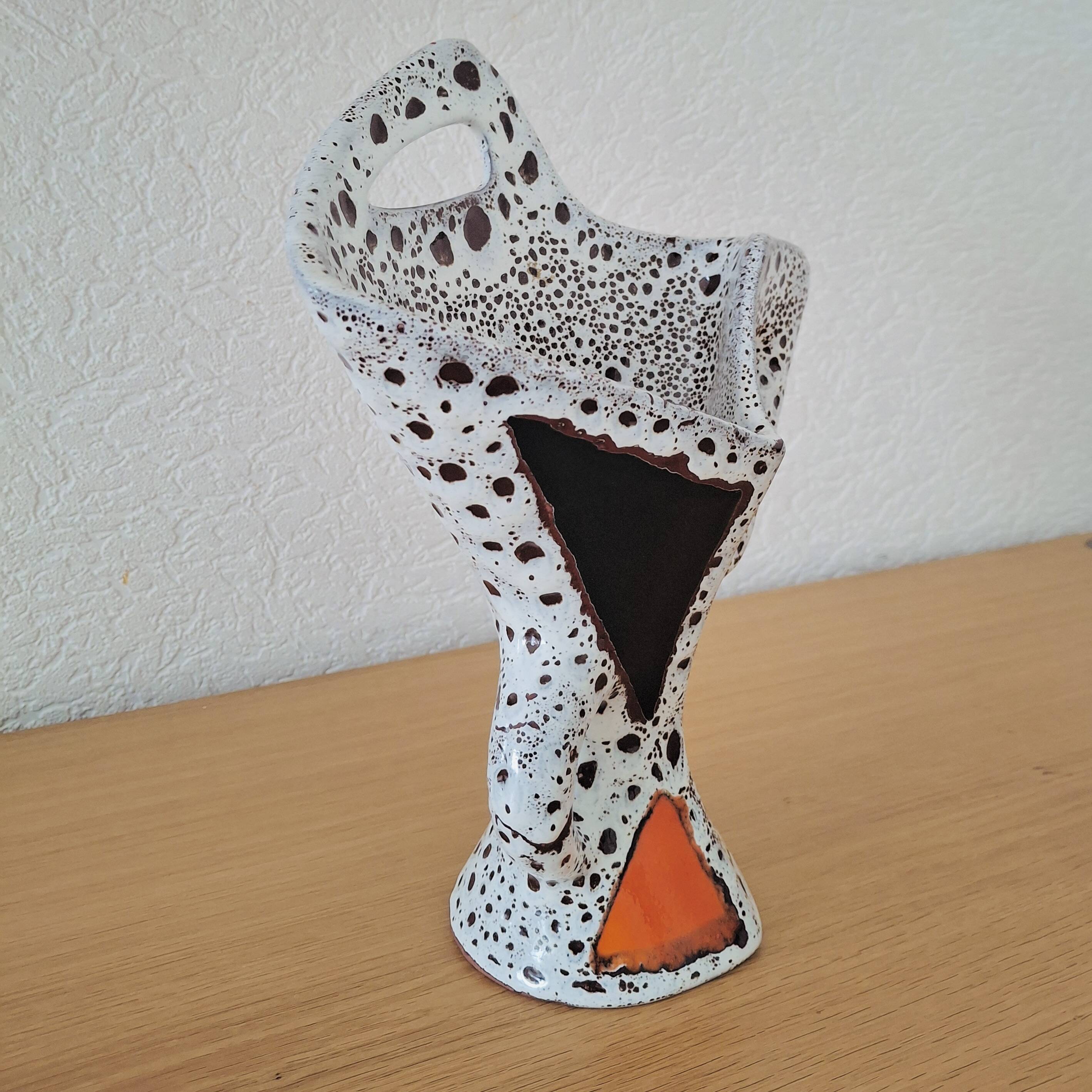 Marino Le Vaucour Vallauris ceramic vase