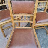 Lot of 5 Henry II chairs