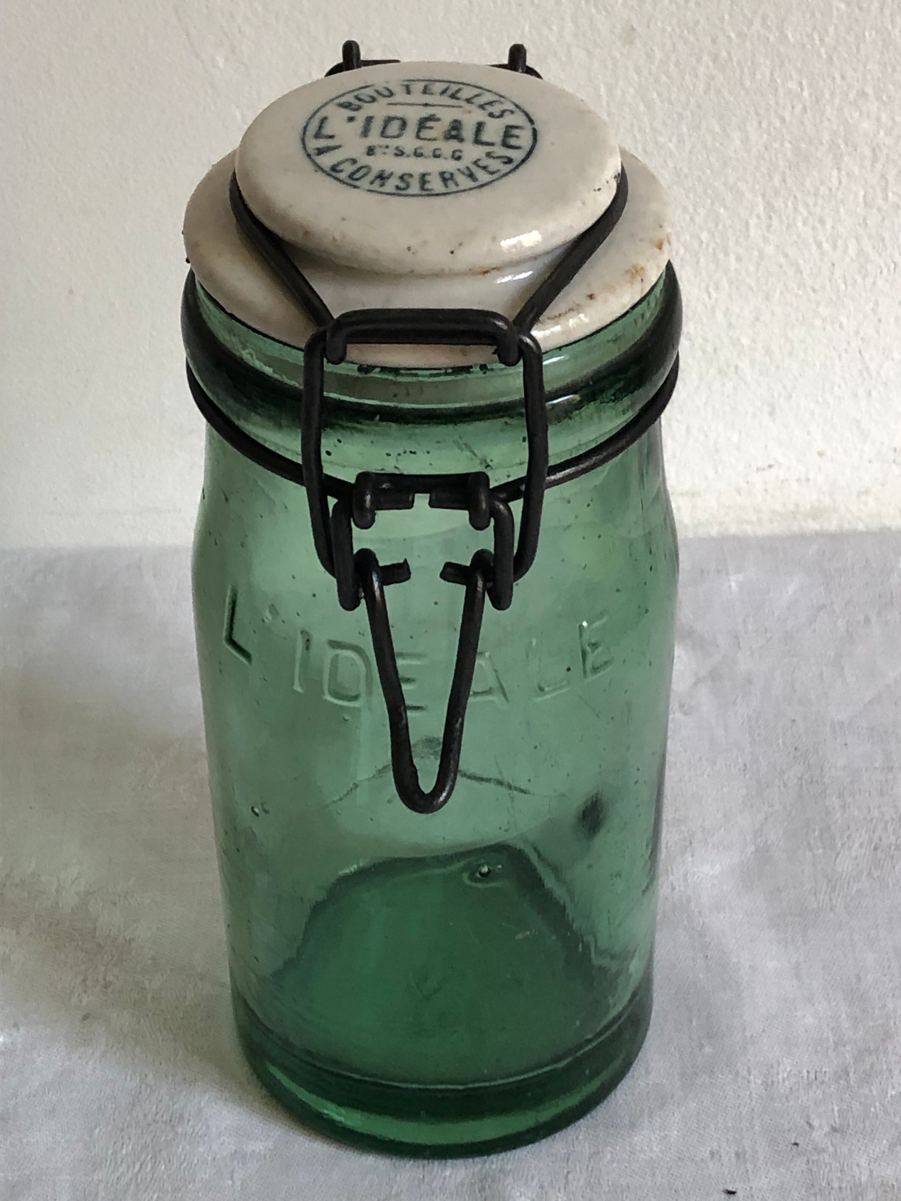 L'ILE canning bottle, porcelain stopper