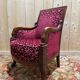 Fauteuil - Bergère époque Empire en acajou