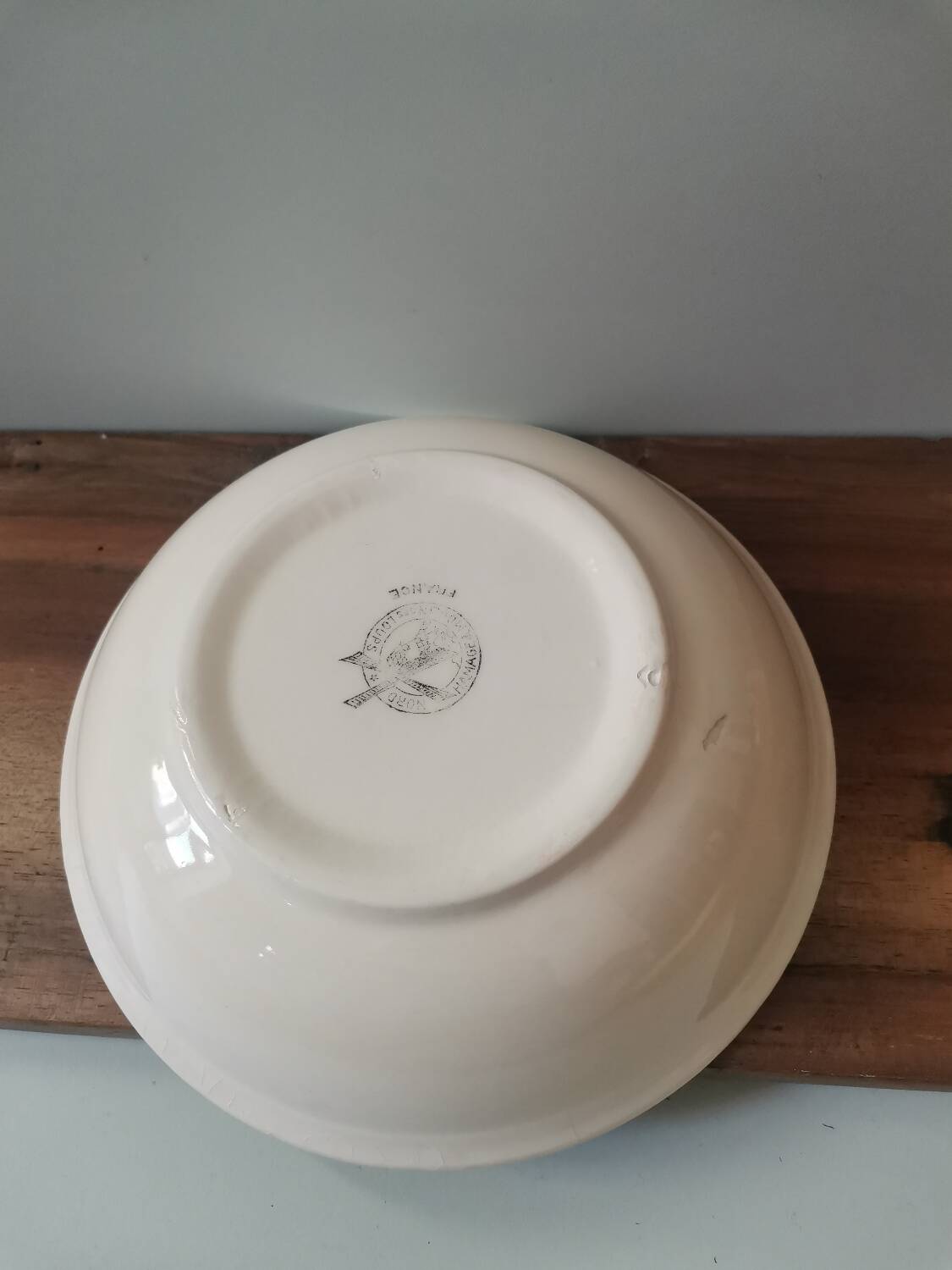 Vintage hollow plate Moulin des Loups Orchies France