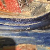 Tableau ancien , Marine signée André Cartayrade (1921-2016)