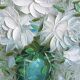 Peinture sur toile bouquet de fleurs blanches