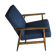 Fauteuil en vernis vintage 300-190 conçu par H. Lis. personnalisation