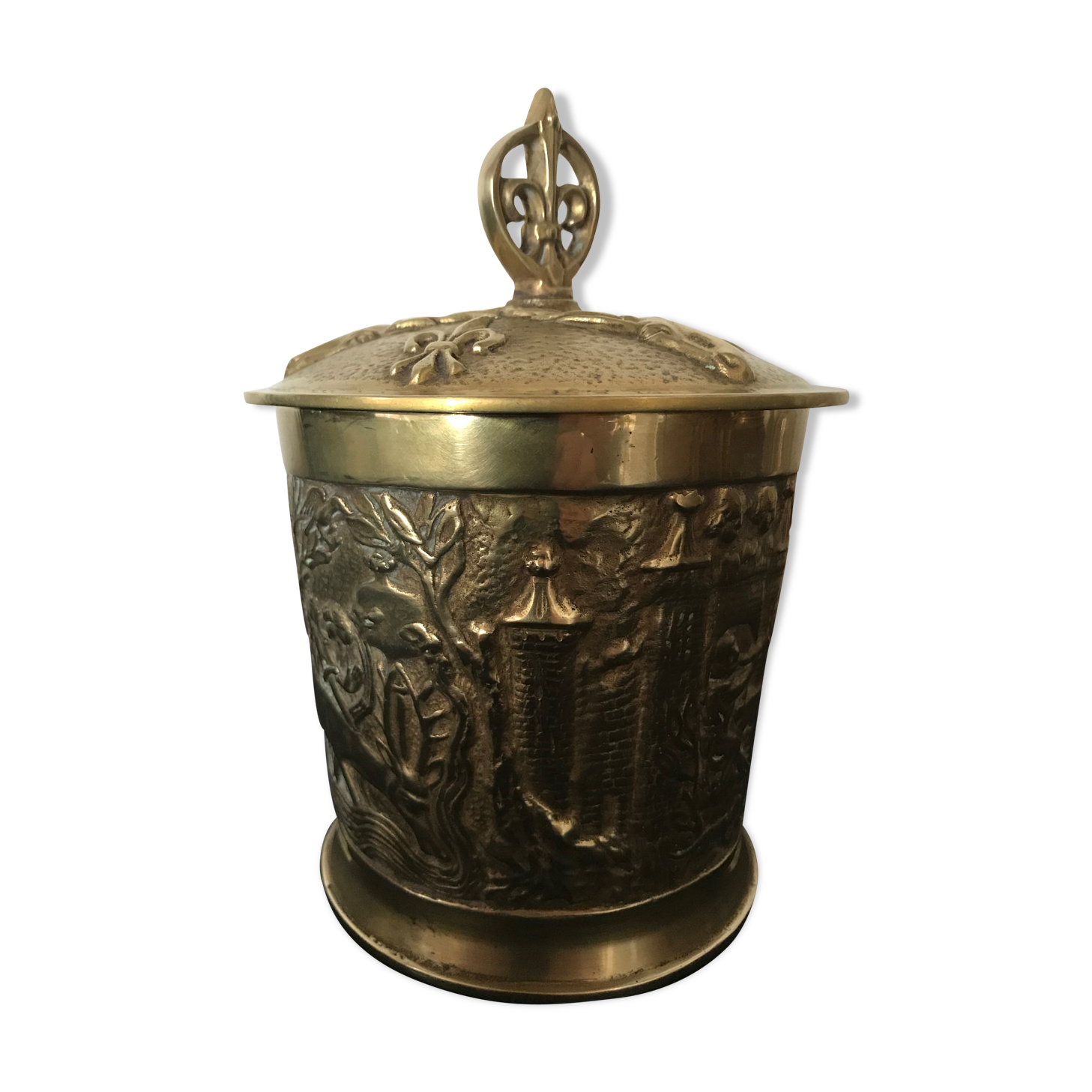 Max Le Verrier bronze tobacco pot