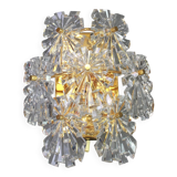 Wonderful pair of crystal wall lights by Kinkeldey, Germany, 1970s.