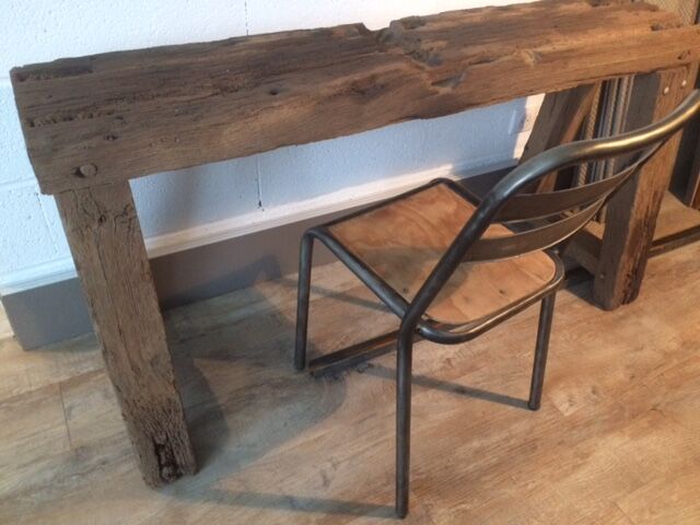 Workbench out of his barn wood