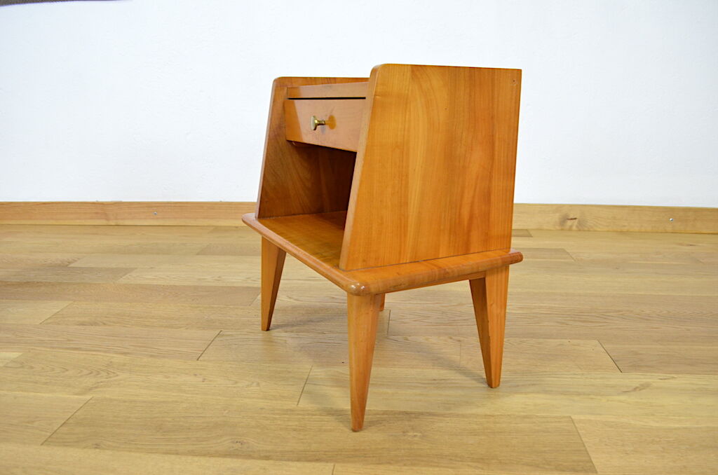 Pair of feet compas side tables - 1950
