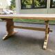 Renovated 19th century solid wood monastery farmhouse table 180cm