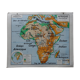 Ancienne carte scolaire vidal lablache afrique physique et politique  n°16