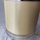 70' lamp in wood and chrome