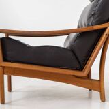 Fauteuil en cuir par Glostrup
