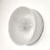 Plafonnier ou applique Holophane verre opaline blanche 1970 diamètre 35cm