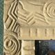Miroir art deco bois