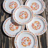 Arcopal dessert plates Scania model 70s