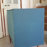 Blue vintage dresser