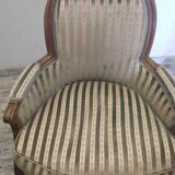 Louis XVI style bergère armchairs