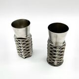 Pair of “compression” vases by jacques moniquet – 1970s