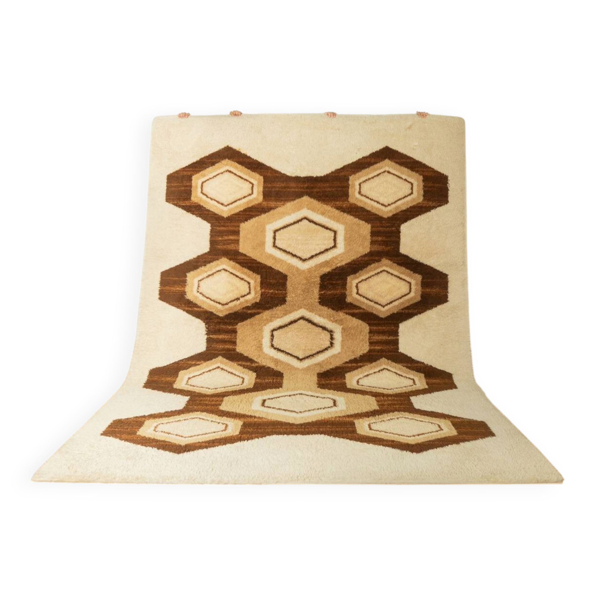 1970s Space Age rug, Nordmark Union, 250 x 350, vintage