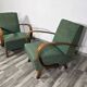 Set of Vintage Armchairs by Jindrich Halabala, 1940s