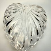 Petite coupelle en cristal forme coquillage – Vide-poche ou porte-bijo