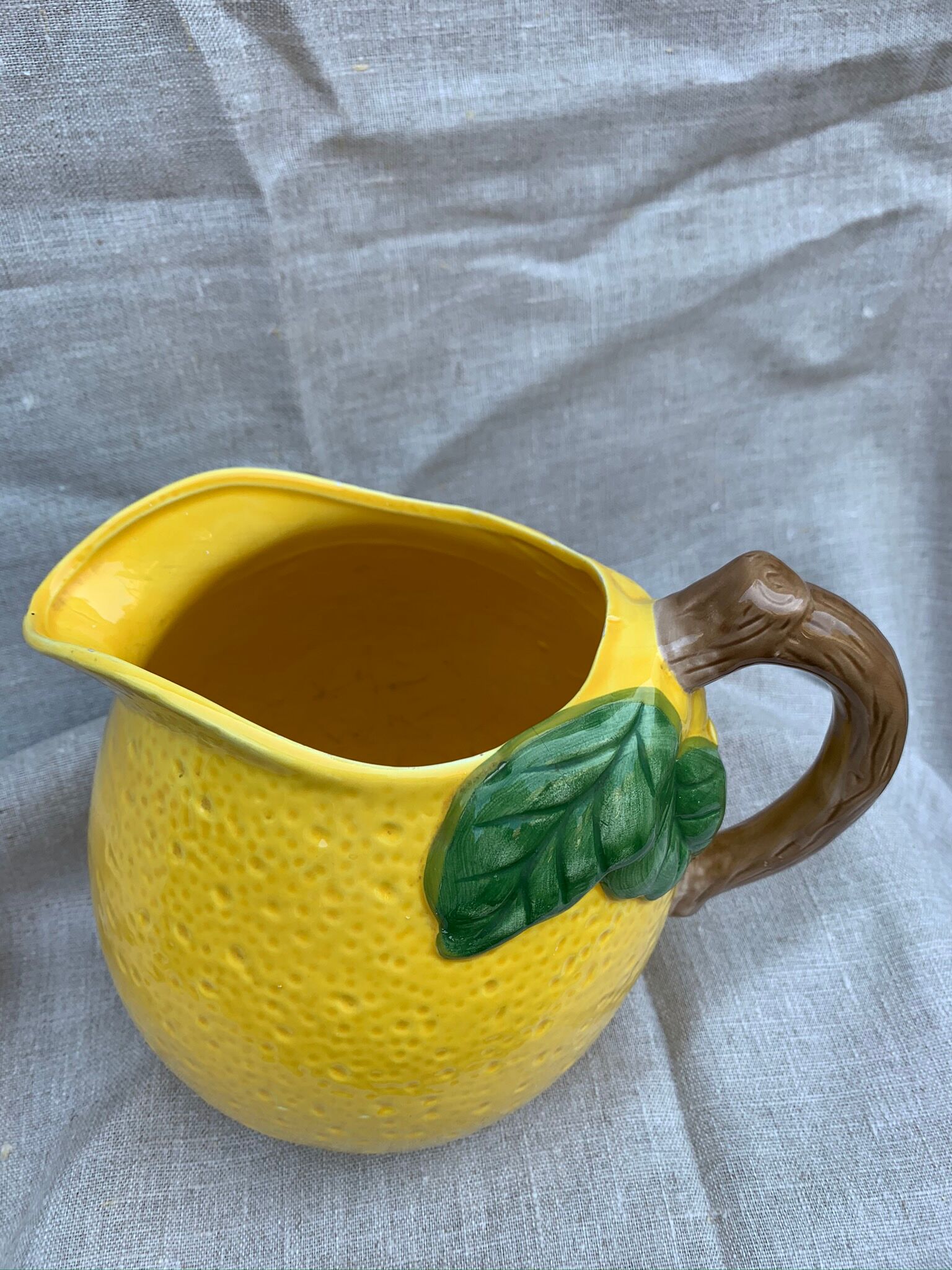 Vintage lemon pitcher