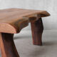Free form coffee table in solid Elm-1970