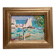 Signed painting Oil on cardboard dimensions: height -25cm- width -30cm-